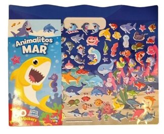 ANIMALITOS DEL MAR 60 PUFFY STICKERS