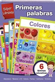 PRIMERAS PALABRAS. COLORES. SUPER LAMINAS
