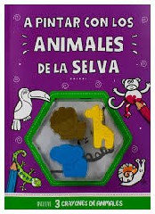 A PINTAR CON LOS ANIMALES DE LA SELVA