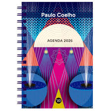AGENDA PAULO COELHO 2026 ANILLADA AZUL