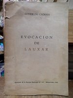 EVOCACION DE LAUXAR (1965) PRIMERA EDICION AUTOGRAFIADA
