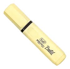 RESALTADOR TRABI PASTEL AMARILLO
