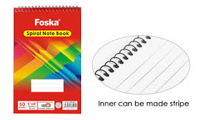 BLOCK RAYADO A4 ESPIRAL FOSKA