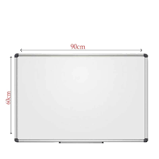 PIZARRA BLANCA , MARCO DE ALUMINIO 60 X 90
