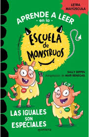 APRENDE A LEER EN LA ESCUELA DE MONSTRUOS 3, LAS IGUALES SON ESPACIALES