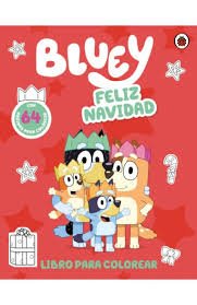 BLUEY FELIZ NAVIDAD, LIBRO PARA COLOREAR