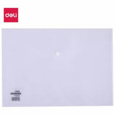 SOBRE PVC CON BOTON A4 DELI