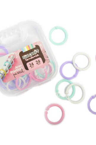 ESTUCHE IBI CRAFT C/24 AROS PLASTICOS DE ENCUADERNACION