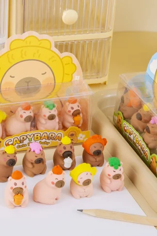 GOMA DE BORRAR CAPYBARA X4