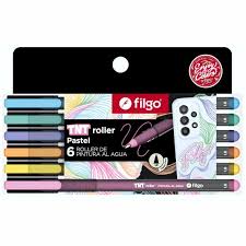 LAPICERAS FILGO TNT ROLLER TONO PASTEL X6