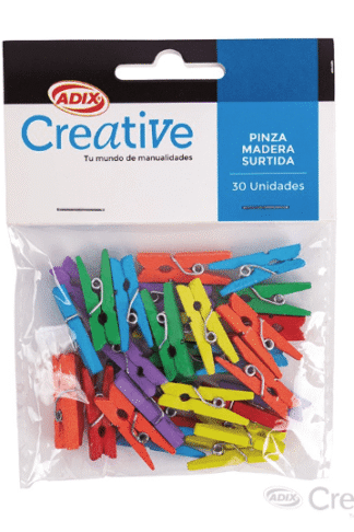 PALILLOS DE MADERA DE COLOES X30U