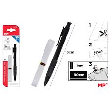 MARCADOR TEXTIL CON CINTA TERMOADHESIVA