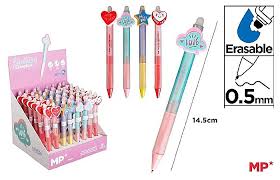 BOLIGRAFO BORRABLE LOVE AZUL MAIN PAPER