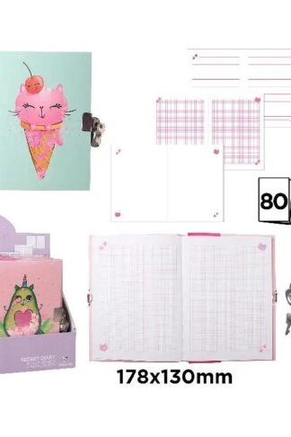 DIARIO INTIMO CON CANDADO HELADO/ PALTA