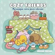 COZY FRIENDS , PERSONAJES RETRO PARA COLOREAR