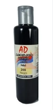 ACRILICO AD NEGRO 010 120ML