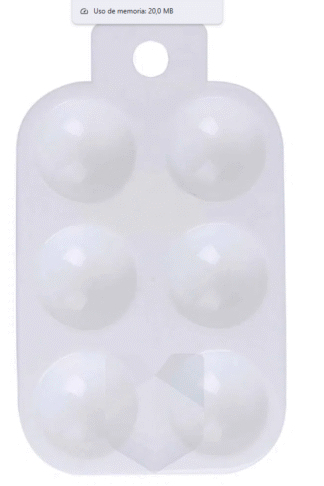 PALETA HUEVERA X6 CAVIDADES