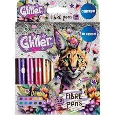 MARCADORES CENTRUM CON GLITTER X10